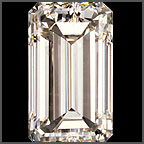 Canadian Emerald cut GIA certificate diamonds price list, Wholesale diamond prices